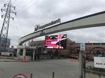 Kuyumcukent Mimari Led Ekran Uygulaması